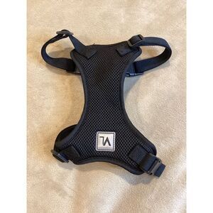 Vibrant Life Mesh Adjustable‎ Dog Walking Pet Harness Black Size Medium